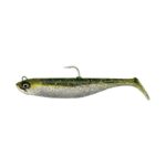 SAVAGE GEAR MINNOW 35GRAMOS 12.50MM COLOR GREEN SILVER CON SONAJERO