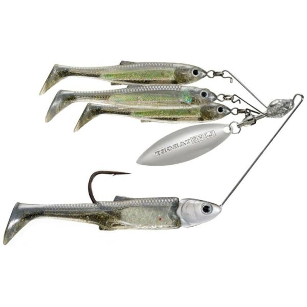 LIVE TARGET BAITBALL SPINNER RIG CRYSTAL MYLAR M 1/2 OZ