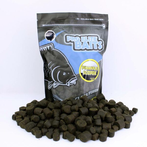 PROELITE BAITS PIÑA SCOPEX DRILLED 14-20MM ATTRACTOR PELLET 800G