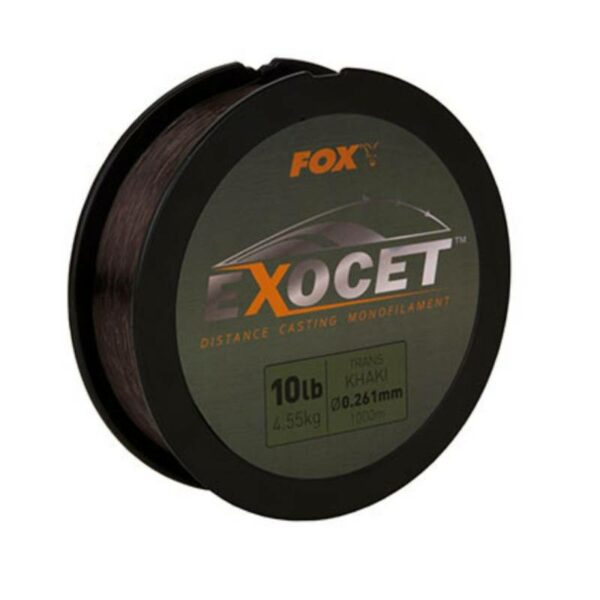 FOX EXOCET MONOFILAMENT DISTANCE CASTING KHAKI