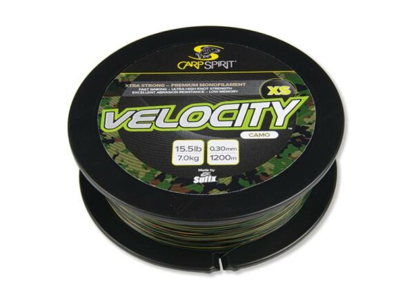 CARP SPIRIT VELOCITY MONOFILAMENTO CAMOU