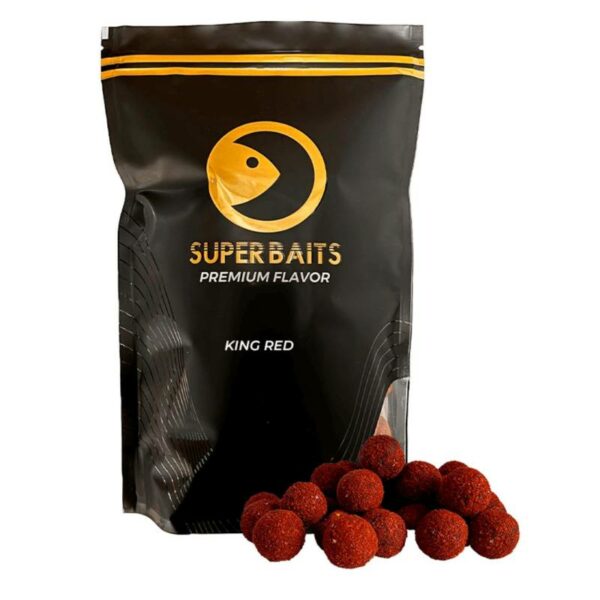 SUPER BAITS KING RED PREMIUM BOILIES 20 MM