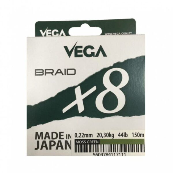 TRENZADO VEGA X8 GREEN