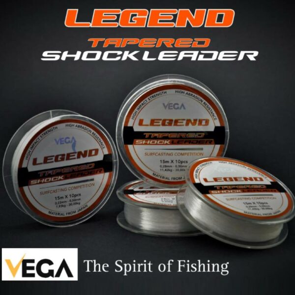 VEGA LEGEND TAPERED SHOCK LEADER