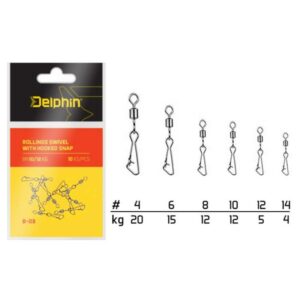 DELPHIN ESMERILLON GIRATORIO CON BROCHE DE PRESION