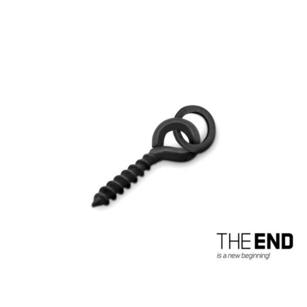DELPHIN Taladro pequeño TALLA S para cebos con anilla Delphin THE END POP Tornillo / 15pcs