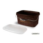 Delphin cubo rectangular con tapa carpath 10l