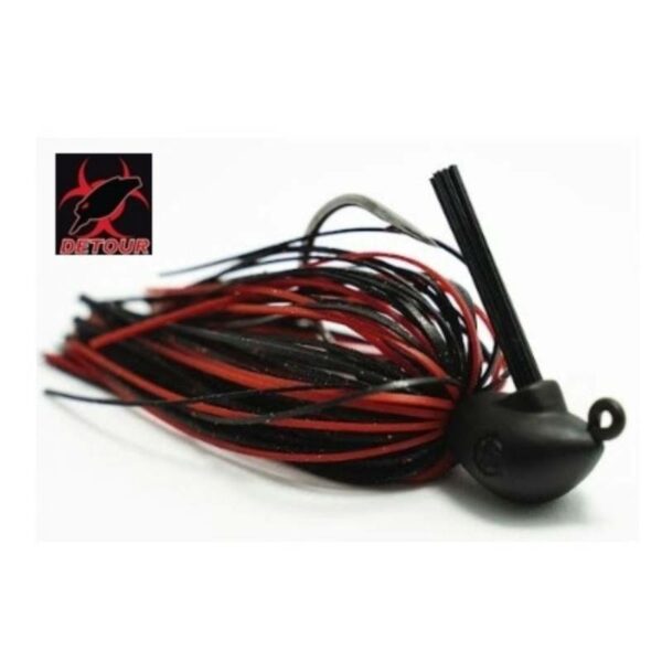 DETOUR SHOOTER JIG 1/2oz BLACK RED