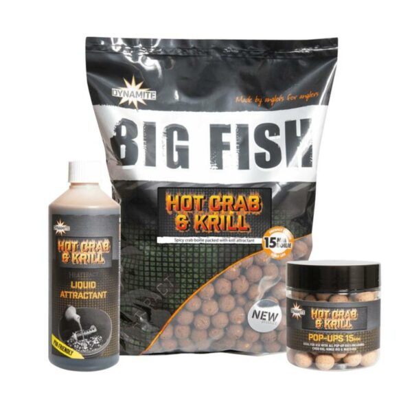 DYNAMITE BAITS HOT CRAB & KRILL 20MM 1 KILO