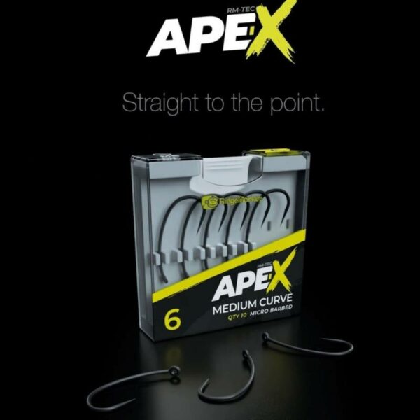 RIDGEMONKEY ANZUELOS APEX MEDIUM CURVE