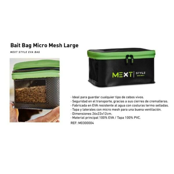MEXT STYLE EVA BAG Bait Bag Micro Mesh Large
