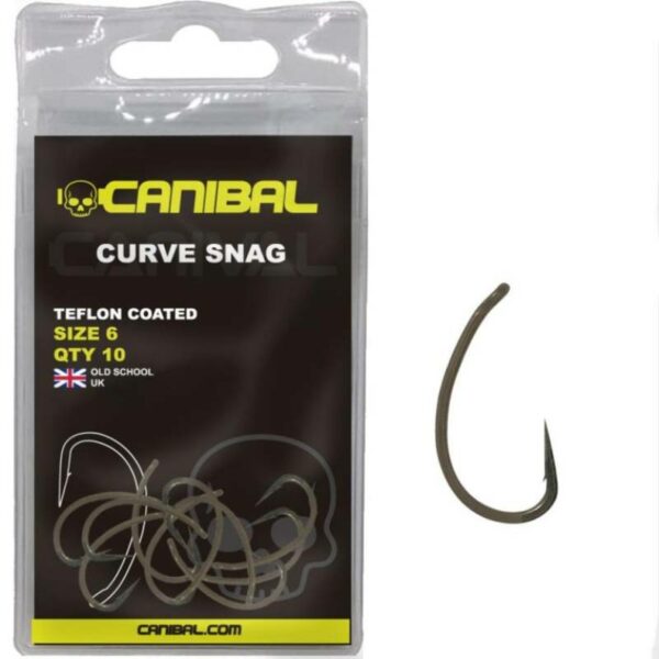 CANIBAL ANZUELO CURVE SNAG