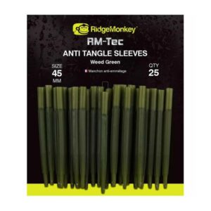 RIDGEMONKEY ANTI TANGLE SLEEVES ORGANIC BROWN 45MM