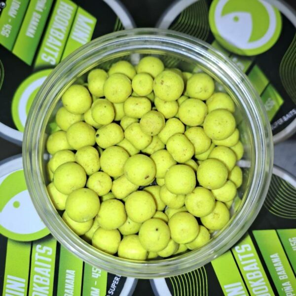 SUPER BAITS MINI BOILIES SUPERBAITS 8-10MM PIÑA BANANA