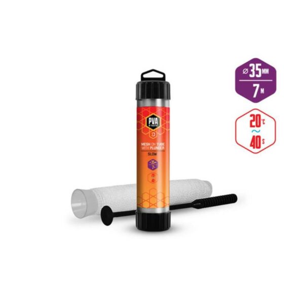 DELPHIN PVA  n’tastic mesh on tube TUBE+PLUNGER / 7 m - 35mm