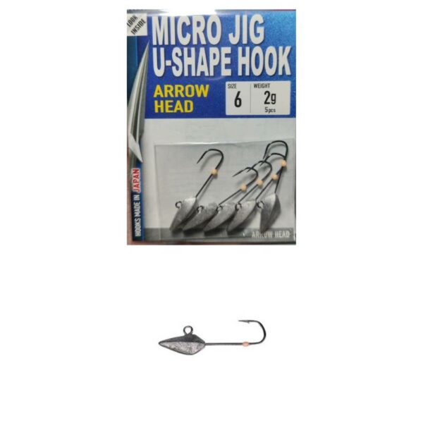 HAYABUSA MICRO JIG U-SHAPE HOOK Nº8 1G