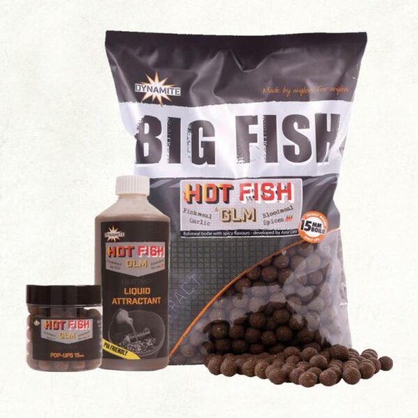 DYNAMITE BAITS HOT FISH GLM 15MM 1 KILO
