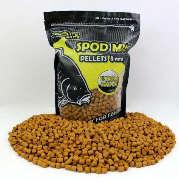 PROELITE BAITS Spod Mix Pellet 8 mm Piña Scopex