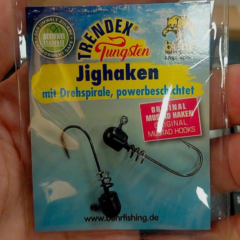 Trendex Tungsten J-Head 4g Negro Nº1 2pcs - Imagen 2